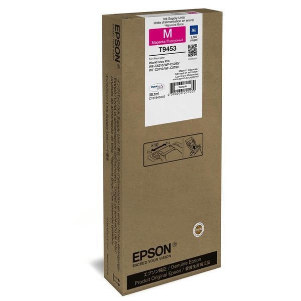 Epson Printer Ink WF-C5xxx XL Magenta Ink Cartridge -Pigment Ink C13T945340