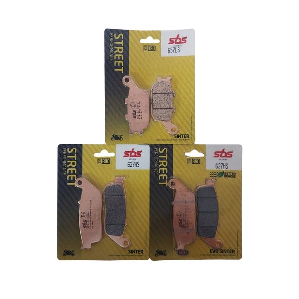 SBS Sintered Brake Pad Kit to fit Suzuki DL800 V-Strom DE 2023-2025