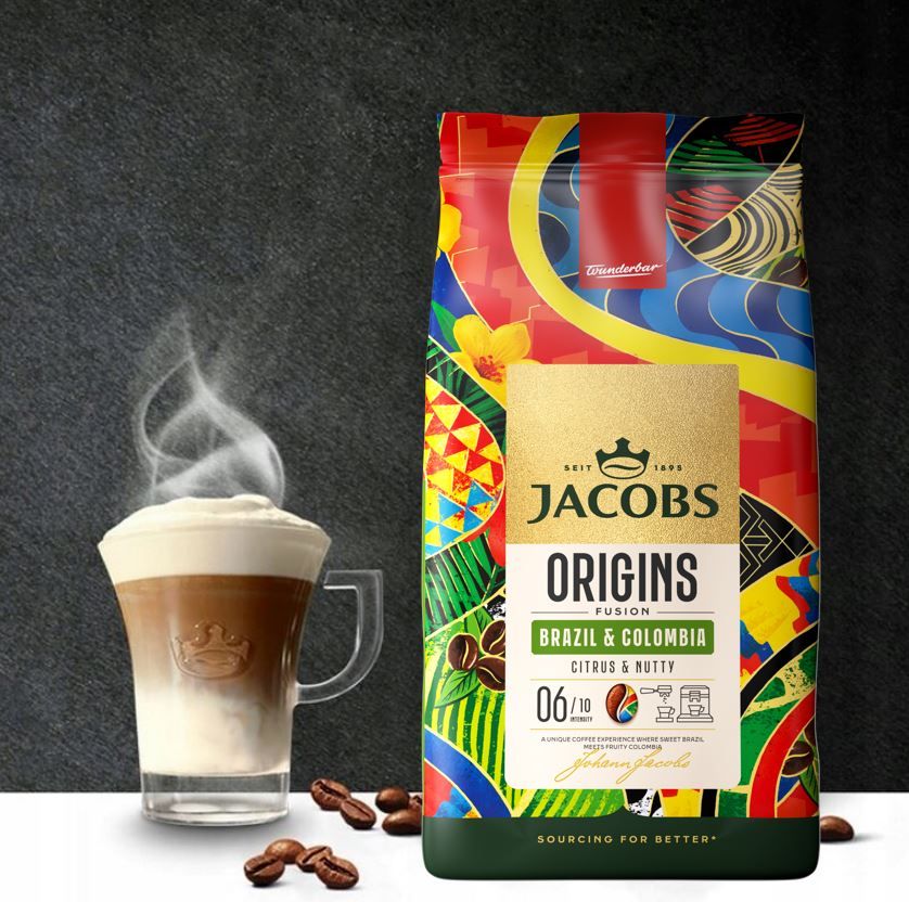 JACOBS Origins Brazil & Colombia Coffee Beans - 1kg Pack | Shop