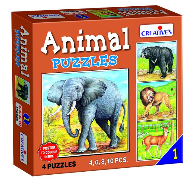 Animal Puzzle No.1 (0701) - Educational Toy