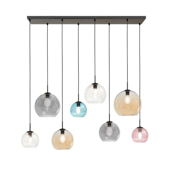 The Lighting Warehouse - Pendant Travolta 8 Light Multi Colour