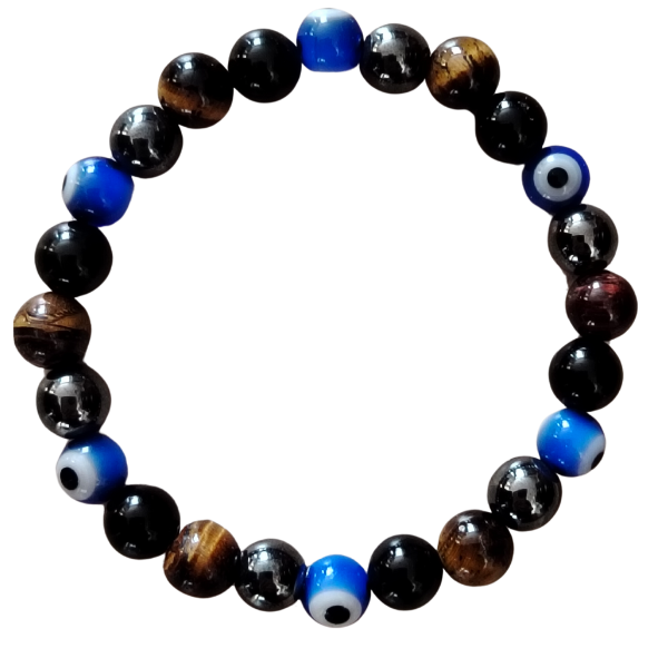 Natural Stone Protection and Grounding Bracelet