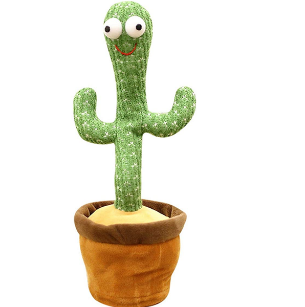 2 in 1 Rechargeable Dancing &amp; Singing Cactus Plush Toy