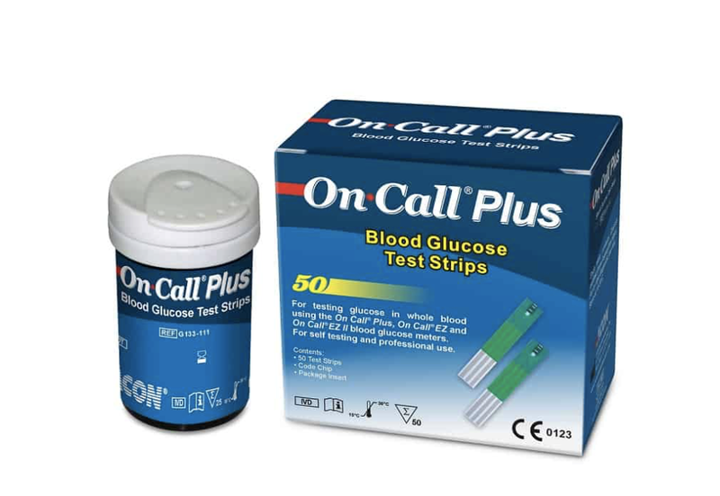 On-Call Glucose Test Strips 50 Strips