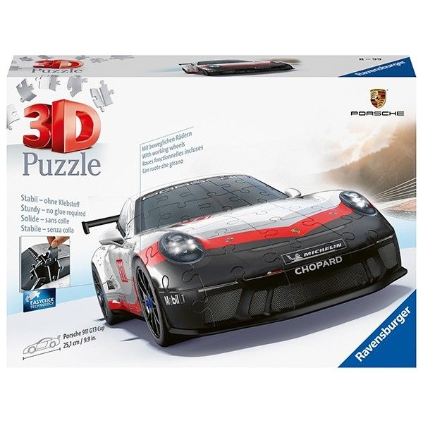 Ravensburger 108Piece 3D Puzzle Porsche 911 Gt3 Cup