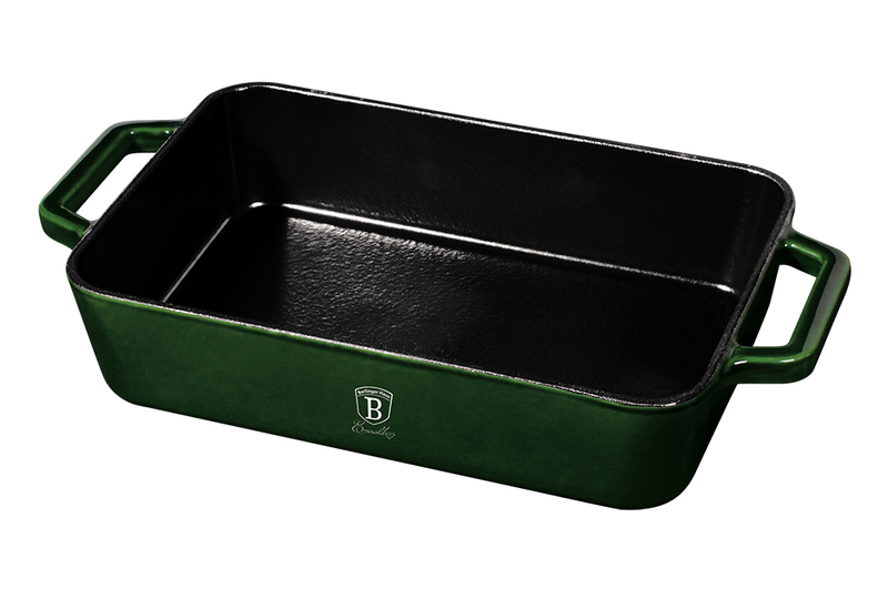 Berlinger Haus 30cm Cast Iron with Turkish Enamel Coating Roaster Pan - Emerald Collection