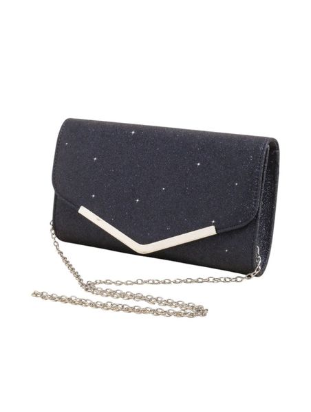 Elegant Shiny Glitter Clutch Purse For Women