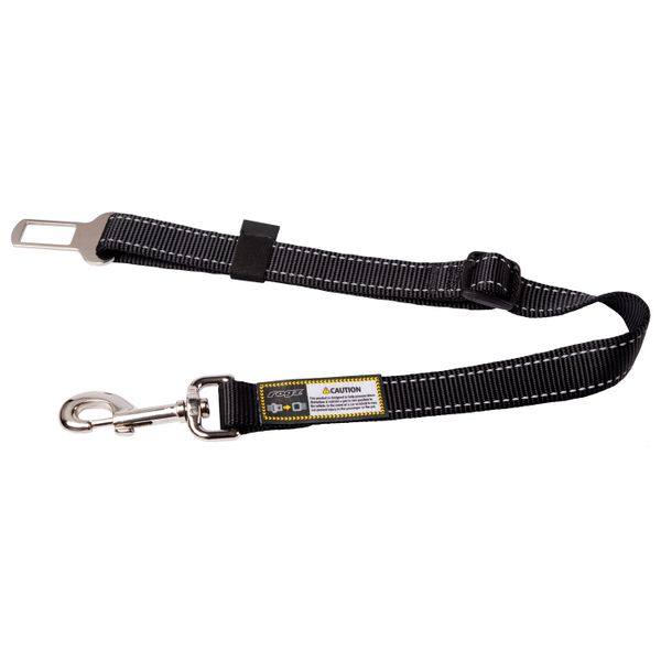 Rogz Dog Car-Safe Seat Belt Clip, Utility, Black