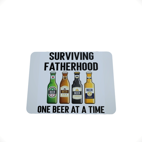 Surviving Fatherhood Beer - Mouse Pad
