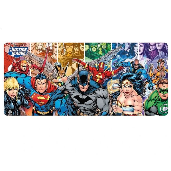 Justice League - Gaming Desk Mat XXL Anti-Slip Mouse Pad (90cm x 40cm)