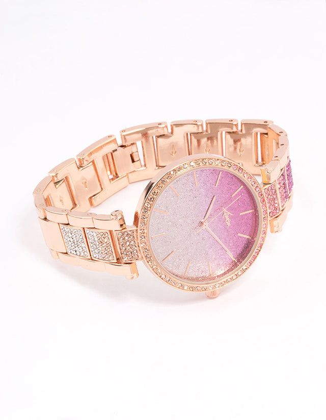 Rose Gold Coloured Ombre Sparkle Watch | Shop Today. Get it Tomorrow! | takealot.com