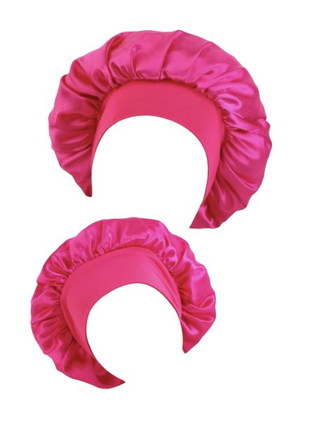Mommy and Daughter Silk Hair Bonnet