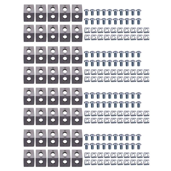 200Pcs Corner Bracket 2020 Series Aluminum Profile Connector For 6Mm