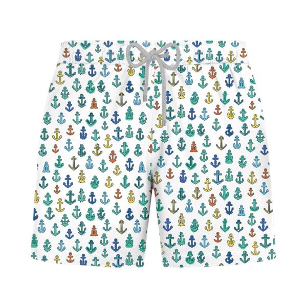 Men's Swim Shorts , Swimwear By John Frank - Anchor