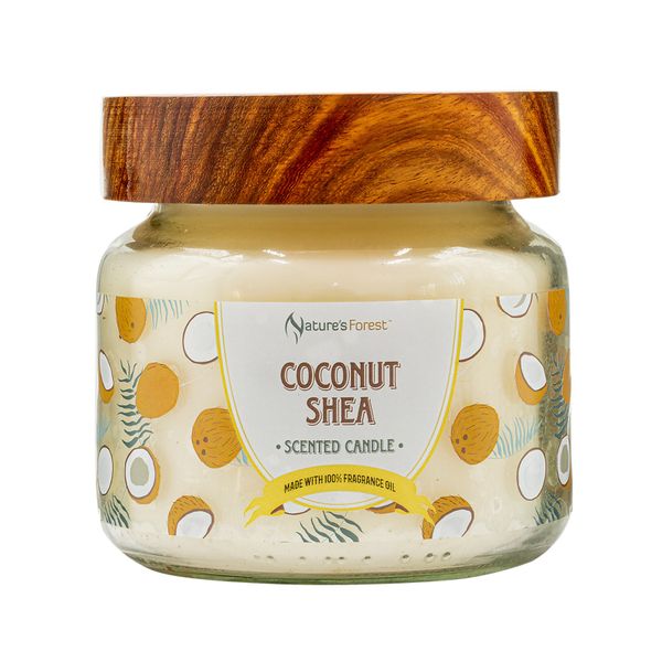 Nature's Forest - Coconut Shea Soy Candle - 2 Wicks