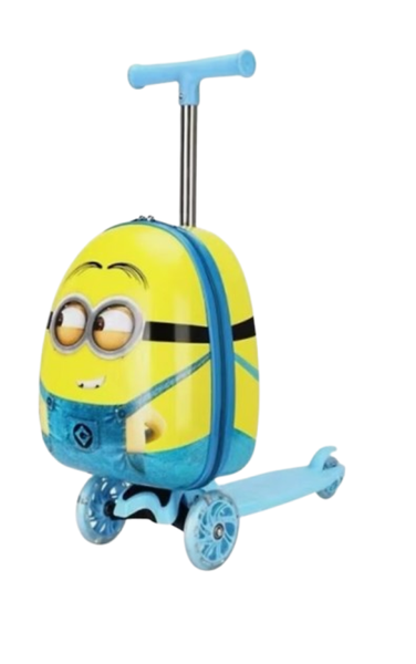 Scooter with Hardshell Case for Kids - Minnion Themed Adjustable