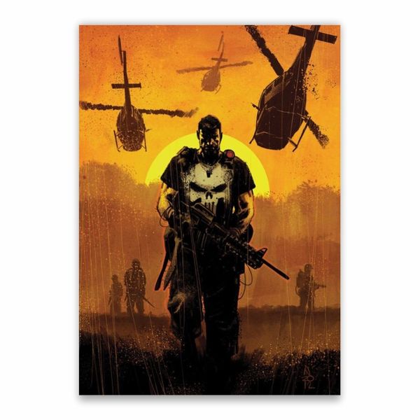 The Punisher Battle Scene Poster - A1