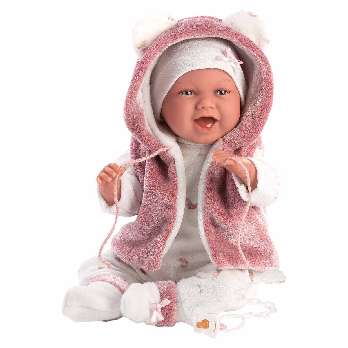 Llorens Mimi Baby Doll with Laughing Mechanism, Clothes & Accessories