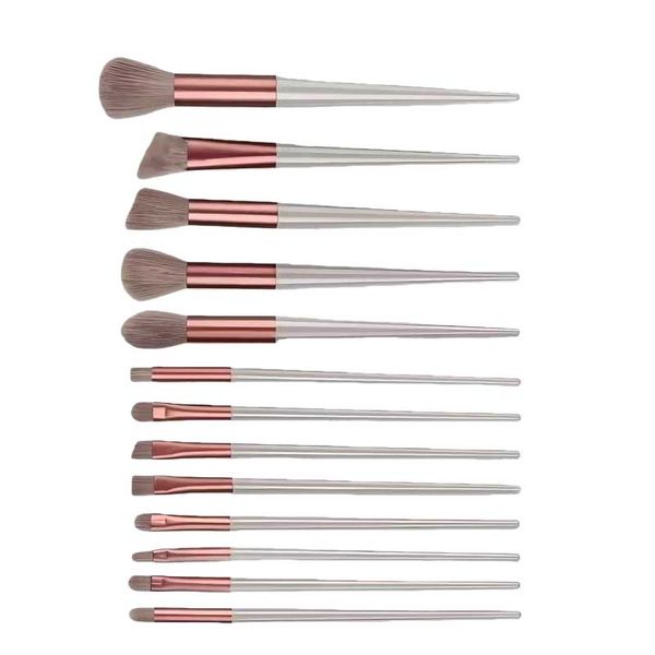 13-Piece Makeup Brush Set - For Face and Eye Application