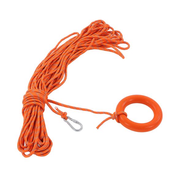 30m Floating Lifesaving Rope With Reflective Design And Throw Bag