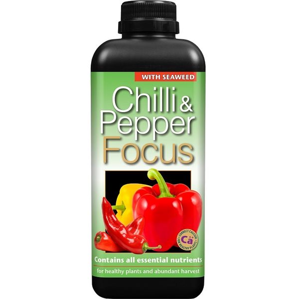 Chilli &amp; Pepper Focus Premium Concentrated Liquid Fertiliser 1 Litre