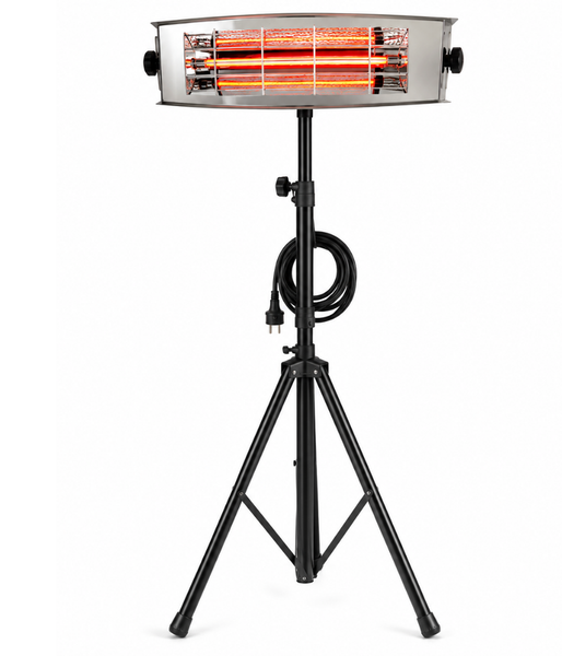 Technilamp Caribbean Ray 1500W Infrared Heater with Tripod Stand