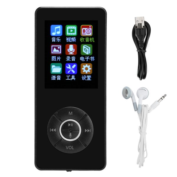 Portable Bluetooth MP3 MP4 Music Player LCD Screen FM Radio Audio Recorder