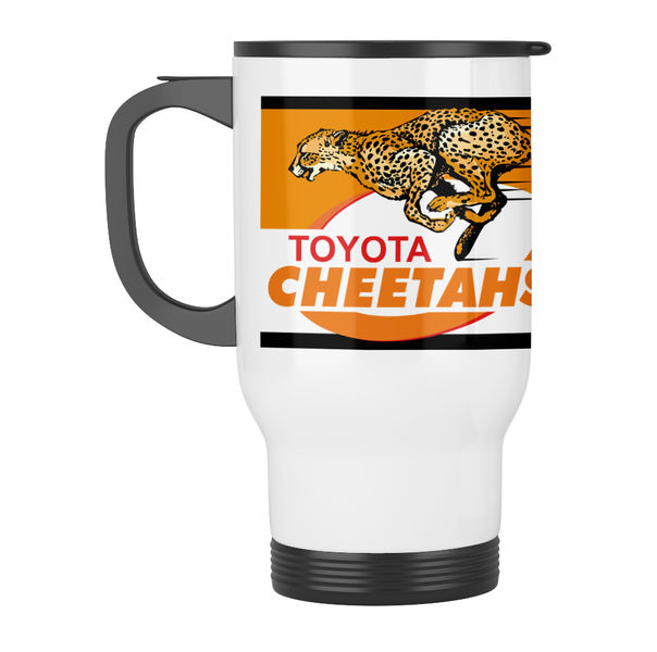 CHEETAHS Rugby JERSEY White Travel Mug