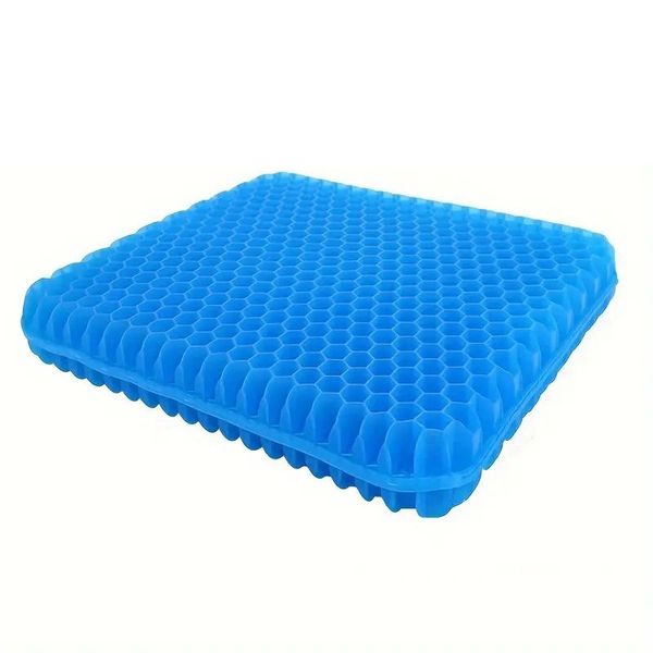 Office breathable honeycomb gel cushion with non-slip cover
