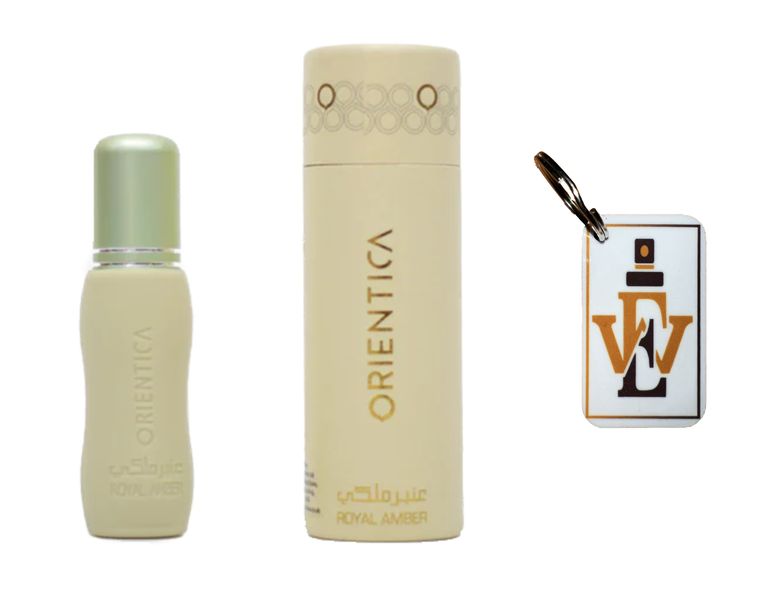 Orientica Royal Amber - 6ml Roll-On &amp; Perfume Style Keyring Combo