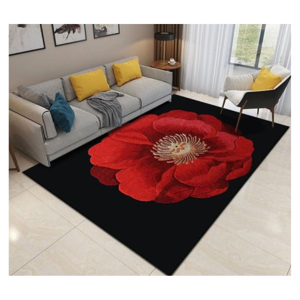 GeoSoft Luxe - 3D Geometric Rectangular Rug Carpet