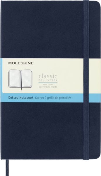 Moleskine Classic Sapphire Blue Large Dotted Notebook