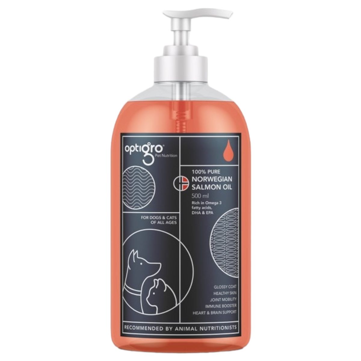 OptiGro Norwegian Salmon Oil 500ml Shop Today. Get it Tomorrow