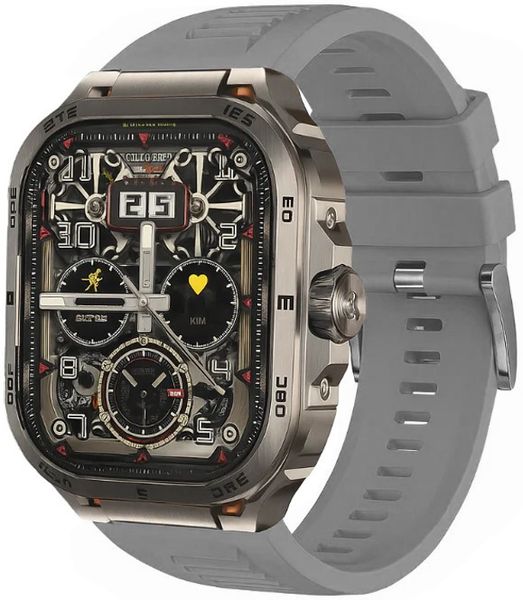 PTech Square Shaped Ultra Smart Sports Watch With Calling Function