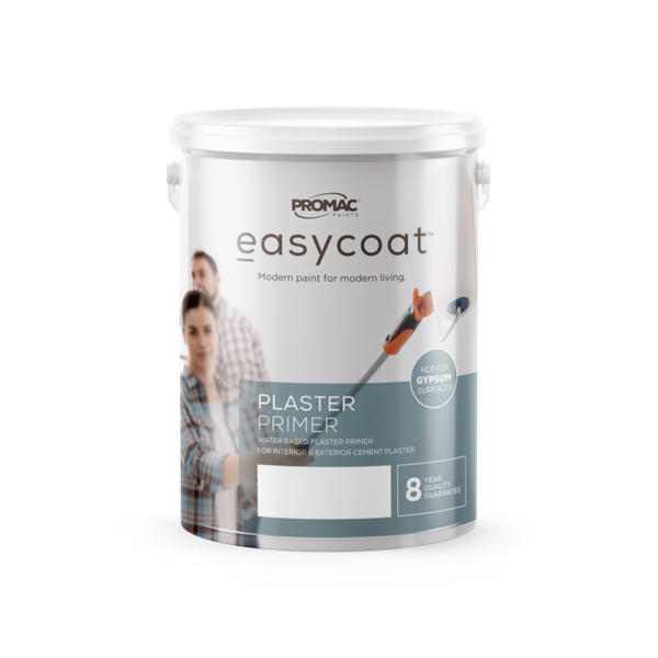 Promac Paints - Easycoat Plaster Primer Water Based Interior &amp; Exterior Plaster Primer 5L - White