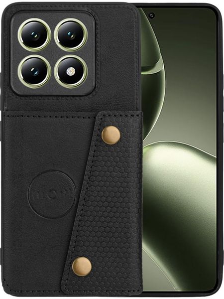 Card Slots Leather + TPU Phone Case Compatible with Xiaomi 14T Pro