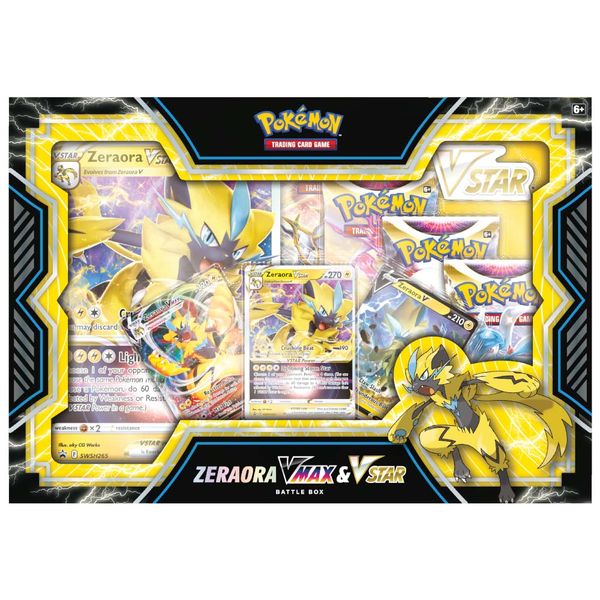 Pokemon: Zeraora Vmax and Vstar Battle Box