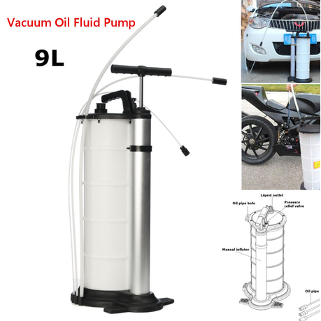 9L Manual Fluid Gear Engine Oil Vacuum Extractor Pump, Shop Today. Get it  Tomorrow!