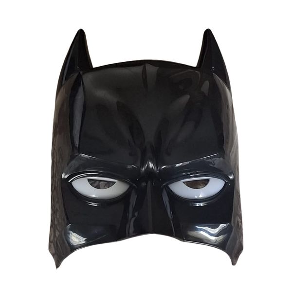 LED Light-Up Superhero Style Mask | Glowing Eyes Costume Mask