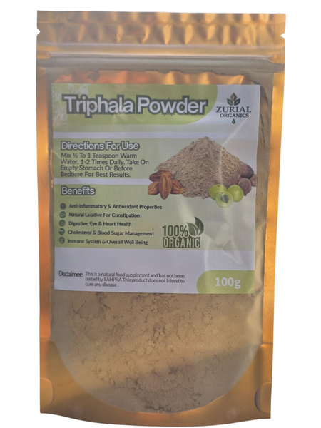 Zurial Organics Triphala Powder 100g