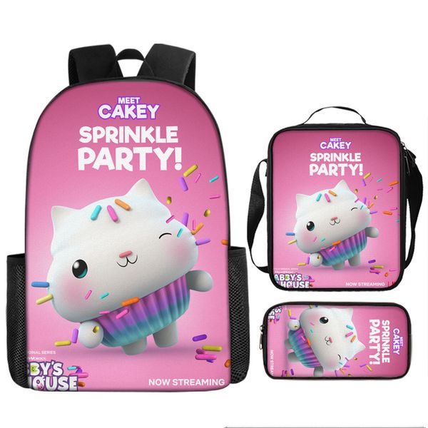 Kids School 3-Piece Backpack Combo - Bag, Lunch Box &amp; Pencil Case SpongeBob