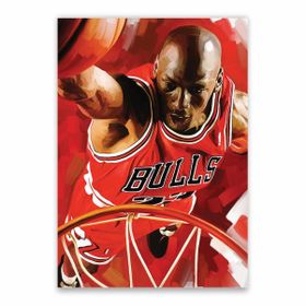 michael jordan slam dunk poster