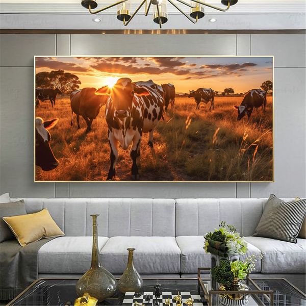 Canvas Wall Decor - Nguni Cattle Portrait - 0532