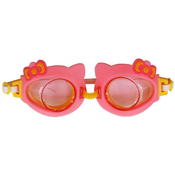 Olive Tree-Junior Swimming Goggles for Toddler Children Kids-Pink Cat