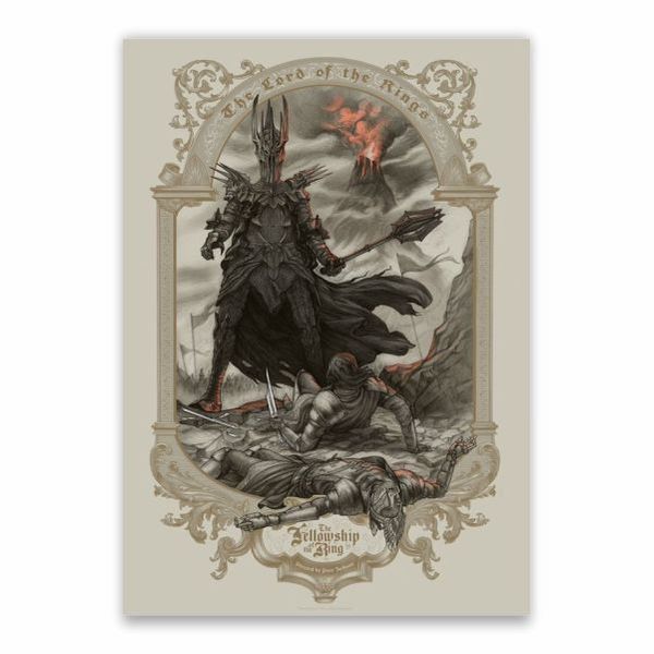 Sauron And Isildur Poster - A1