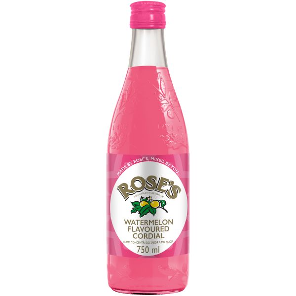 Rose's Cordial Liquid Concentrate Watermelon 750ml