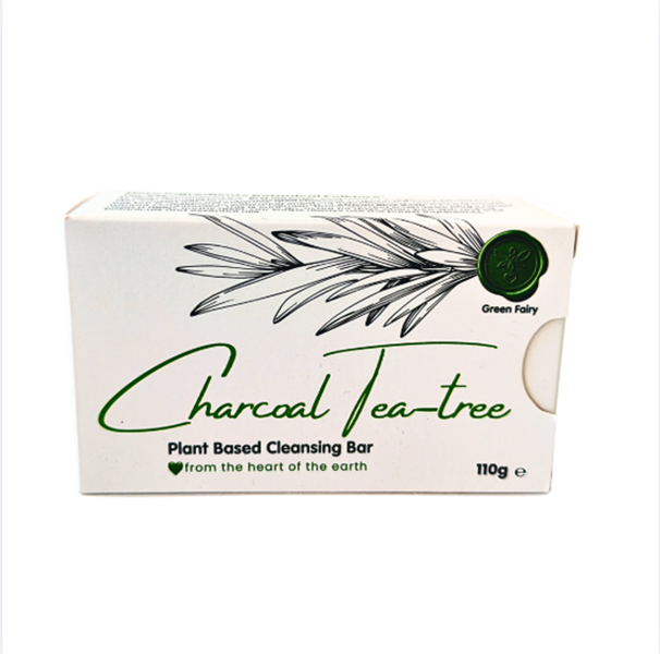 Charcoal Tea Tree Cleansing Bar Deep Detox &amp; Purifying (3in1) 110g