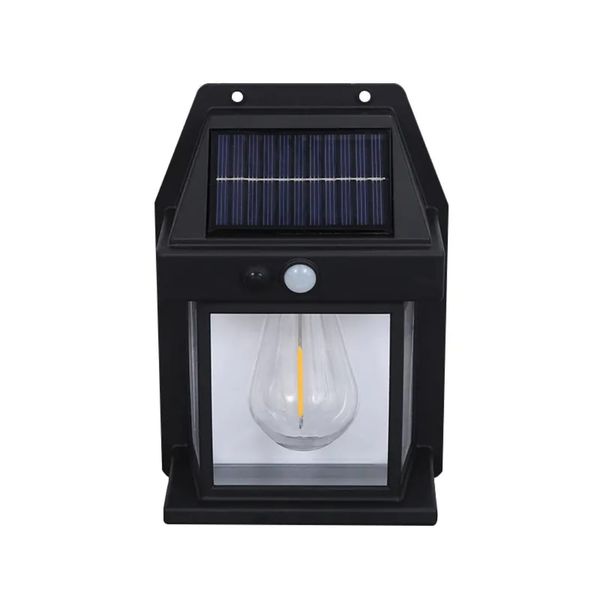 Waterproof LED Filament Bulb Solar Garden Wall Lanterns Fence Light