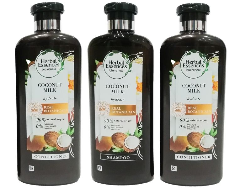 Herbal Essences - Coconut Milk - Shampoo and Conditioner (3pc)