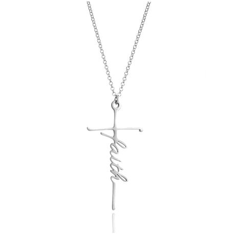Faith Cross Necklace for Hope and Love Pendant Image